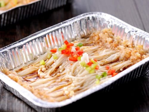 龙湾镇锡纸烤金针菇